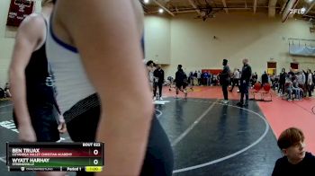 190 lbs Cons. Round 2 - Wyatt Harhay, Strongsville vs Ben Truax, Cuyahoga Valley Christian Academy