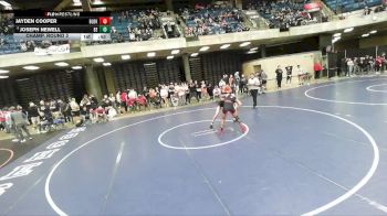 138 lbs Champ. Round 3 - Joseph Newell, Unattached vs Jayden Cooper, Bourbonnais