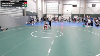 82 lbs 3rd Place Match - Ryan Pitzele, Bear Cave Wrestling vs Klayton Strnad, Republic County