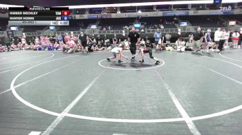 90 lbs Rr Rnd 1 - Kimber Weckley, Team Missouri vs Hunter Hobbe, Jackson County Queens