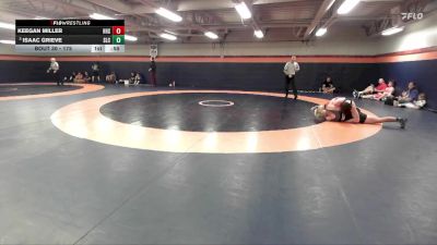 175 lbs Quarterfinal - Isaac Grieve, Salt Lake City vs Keegan Miller, Hurricane High School