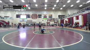 105 lbs Quarterfinal - Kanani Watts, Eagle vs Vanessa Ortiz, Glenns Ferry