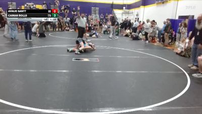 96/102 Semifinal - Cainan Rolls, Triumph Fight Academy vs Avalie Gantt, White Knoll