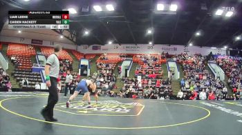 175 lbs Semifinals (8 Team) - Caiden Hackett, Yale vs Liam Leeke, Whitehall