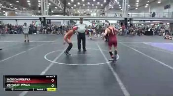 92 lbs Round 4 (6 Team) - Jackson Polifka, Rampage vs Vishwesh Wadje, CT Elite