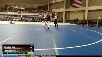 105 lbs Finals (8 Team) - Cassen Brumm, Annandale/Maple Lake vs Brayden Gilb, Fulda/Murray County Central