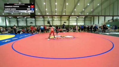 U16 GR - 132 lbs Cons. Round 1 - Cameron Toston, Pioneer Grappling Academy vs Aaron Garza, Victory Wrestling-Central WA