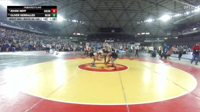 Boys 3A 165 lbs Champ. Round 3 - Oliver Serralles, Ingraham vs Jessie Neff, Kent Meridian