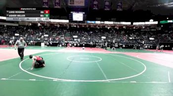 95 lbs Champ. Round 2 - Asher Miller, WKA2 vs Luke Rogers, Unattached