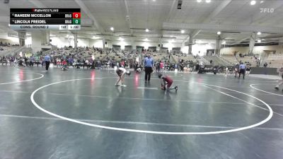 90 lbs Cons. Round 2 - Raheem Mccellon, Aloca Tornadoes vs Lincoln Freidel, Dragon Wrestling Club