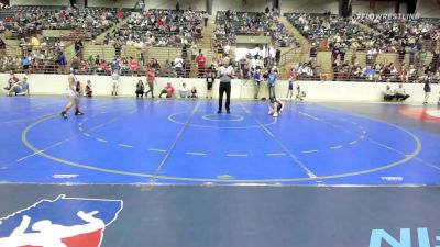 70 lbs Round Of 16 - Kian Green, Jefferson Wrestling Club vs Allison Widener, Harris County Wrestling Club