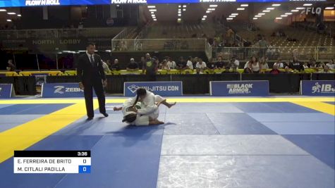 EDUARDA FERREIRA DE BRITO vs MAYA CITLALI PADILLA 2024 Pan Kids Jiu-Jitsu IBJJF Championship