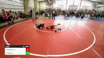 49 lbs Semifinal - Jaxon Gibbons, Skiatook Youth Wrestling 2022-23 vs Anderson Smith, Tahlequah Wrestling Club