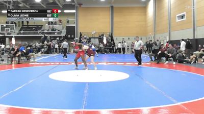 145 lbs Consi Of 8 #2 - Farrah Henderson, Milton vs Olivia Leone, Whittier