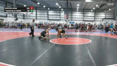 150 lbs Champ. Round 1 - Donovan Gunn, Sly Fox Wrestling Club vs Jacob De La Torre, NC Wrestling Factory