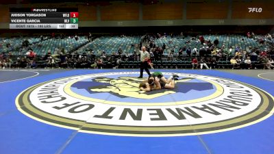 190 lbs Consi Of 16 #2 - Judson Yorgason, West Field vs Vicente Garcia, West Las Vegas