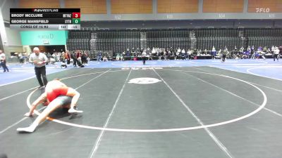 175 lbs Consi Of 16 #2 - Brody McClure, Mountain View AZ vs George Mansfield, Layton