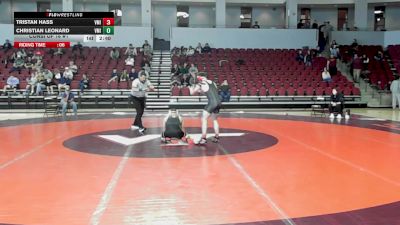 165 lbs Consi Of 16 #1 - Tristan Hass, VMI - UNATT vs Christian Leonard, VMI