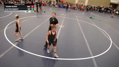 8U - B Quarters - Cal Boehlke, No Nonsense Wrestling vs Max Uner, Foley