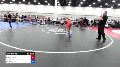 190 lbs Consi Of 16 #2 - Gabriel Moore, Tennessee vs Noah Gross, Georgia