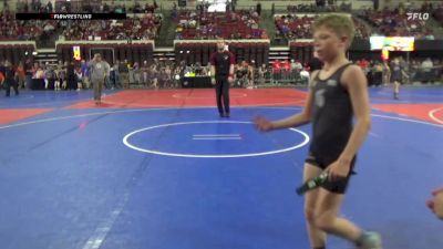 73 lbs Champ. Round 3 - Cameron Wellcome, Belgrade Little Guy vs Archer Lusby, Big Game Wrestling Club MT