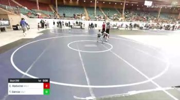 46 lbs Quarterfinal - Cameron Redwine, Wolfpack Wr Ac vs Tyeson Garcia, South Valley W.C.