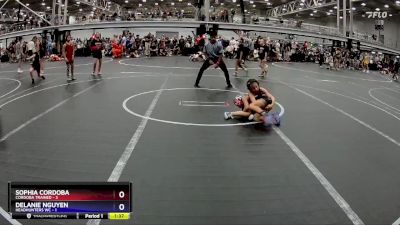 57 lbs Finals (2 Team) - Sophia Cordoba, Cordoba Trained vs Delanie Nguyen, Headhunters WC