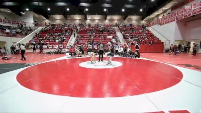 JH 117 lbs Cons. Round 3 - Autym Baker, EL RENO JH vs Kambry Moy, Mustang JH