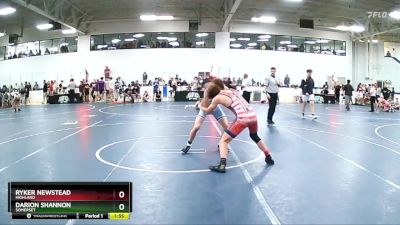 135 lbs Cons. Round 2 - Darion Shannon, Somerset vs Ryker Newstead, Highland