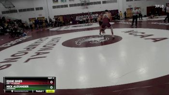 174 lbs Quarterfinal - Nick Alexander, Augsburg vs Eddie Simes, UW - La Crosse