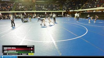 98 lbs Semifinal - Arik Honnold, Moen Wrestling Academy vs Brecken Bral, Iowa