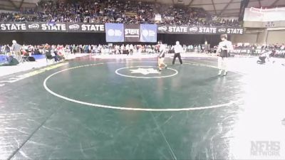 3A 126 lbs Champ. Round 1 - Carlos Barajas, Mount Vernon vs Calister Crosby, University