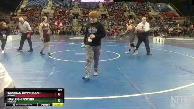 130 lbs Champ. Round 1 - Taeghan Rittenbach, Bismarck vs Hayleigh Fischer, Mandan