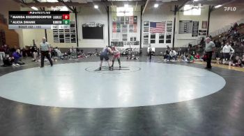 155 lbs 1st Place Match - Alicia Swank, Bloomington (H.S.) vs Marisa Eggersdorfer, LaSalle (L.-Peru)