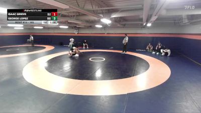 165 lbs 3rd Place Match - Isaac Grieve, Salt Lake City vs George Lopez, Riverton High School
