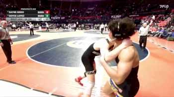 3A 165 lbs 5th Place Match - Dayne Serio, Aurora (West Aurora) vs Royce Lopez, Gurnee (Warren)