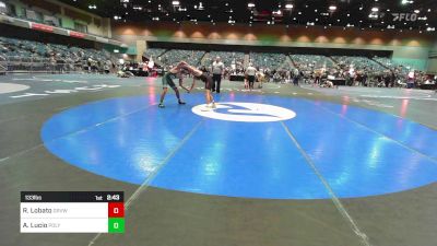 133 lbs Consi Of 16 #2 - Ryan Lobato, Grand View vs Anthony Lucio, Cal Poly