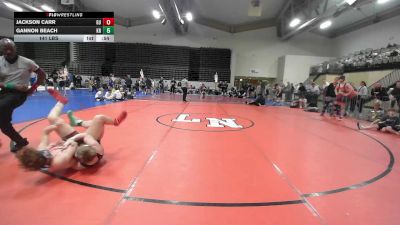 141 lbs Final - Jackson Carr, Georgia United MS vs Gannon Beach, Kraken Revival