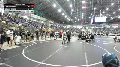 46 lbs Quarterfinal - Liam Derrera, Greeley Metro vs Romen Craft, No Escape Wrestling