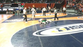 1A 150 lbs Cons. Round 1 - Chase Rod, Seneca vs Logan Riggs, Roxana