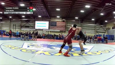 144 lbs Quarterfinal - Otis Ruth, Boulder City vs Gabriel Flores, Elko