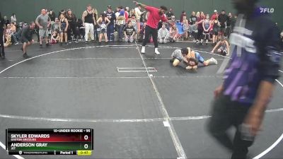 95 lbs Semifinal - Anderson Gray, JET vs Skyler Edwards, Gaston Grizzlies