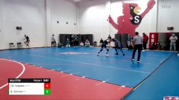 144 lbs Semifinal - Wyatt Hoppes, Yorktown Wrestling Club vs Brevin Cannon, Pike