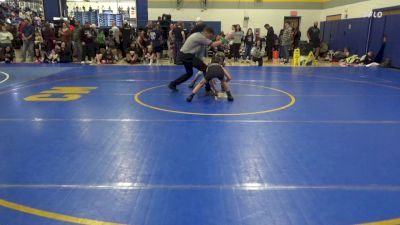 74 lbs Round Of 32 - Cannon Stover, Hbwc vs Micah Duncan, Westshore W.C.