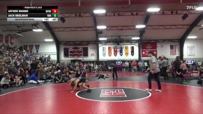 66-71 lbs Quarterfinal - Jayden Maher, Mount Pleasant Wrestling Club vs Jack Beelman, WBNDD