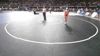 G 120 lbs Champ. Round 2 - Mia Waldrop, Pearl River Girls vs Ava Favalora, E.d. White Girls