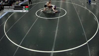 190 lbs Semis & 1st Wrestleback (8 Team) - Cale Buss, Burwell vs Brady Junck, Aquinas Catholic