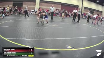 47 lbs Round 3 - Natalie Thao, Dogtown vs Grayson King, Holt Wrestling Club
