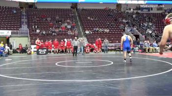 220 lbs Quarterfinal - Noah Gresh, Westmont Hilltop Hs vs Duane Knisely, Chestnut Ridge Hs