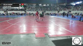 160 lbs Round Of 64 - Kellan Powers, Deer Creek Wrestling vs Jaydan Gates, Gore Public Schools